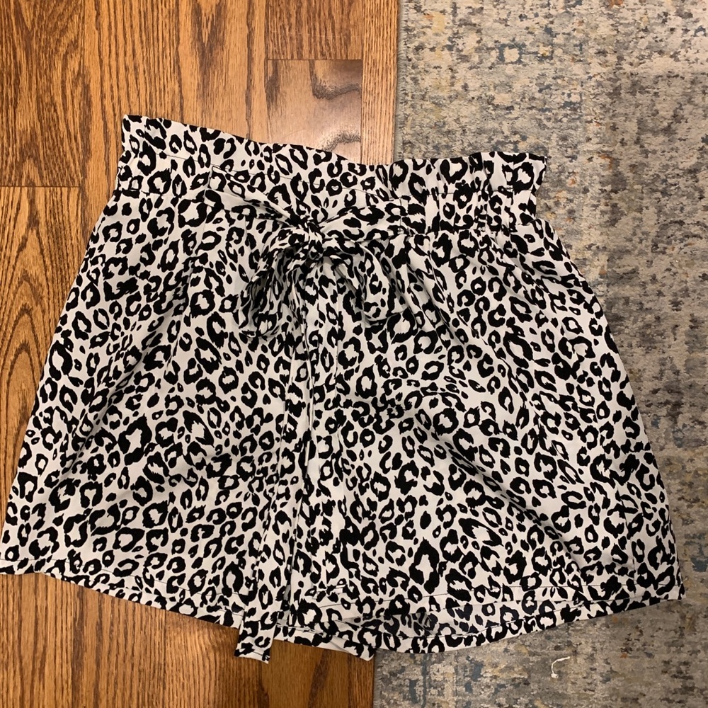 Leopard Print Shorts